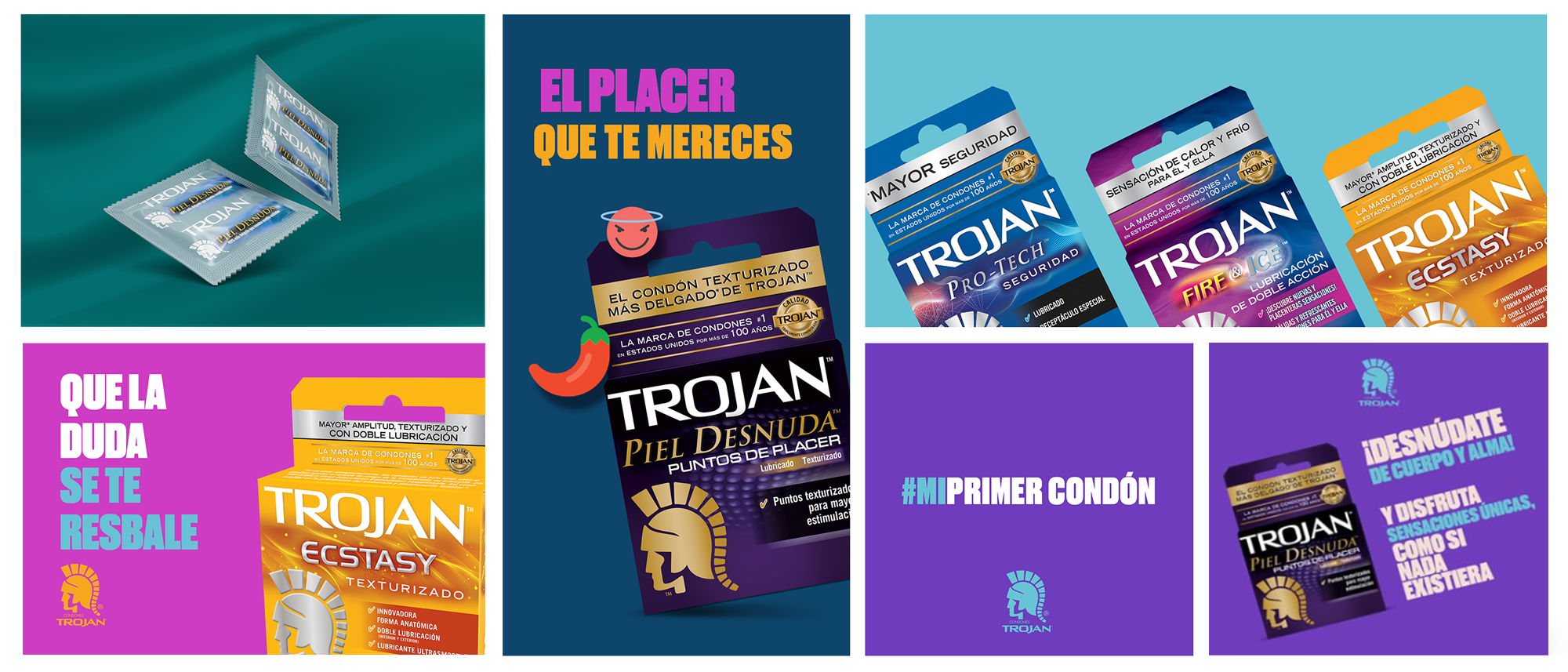 Sigue a Condones Trojan en Instagram - Grid de momentos y consejos